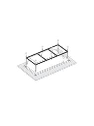 Каркас для ванны VAGNERPLAST (1700х750) VPK17075