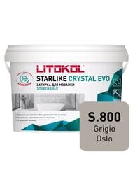 ������� ���������� LITOKOL CRYSTAL EVO S.800 Grigio Oslo ��� �������, ����� 2,5 ��