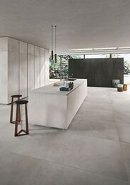 Керамогранитная плитка LAMINAM Calce Grigio (1000х3000х5,6) бетон, серая LAMF006556 (кв.м.)