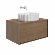 Раковина KERAMA MARAZZI AMAREMARE Artbasin Conchiglia накладная, 500х366х180, белая гл. CC.wb.50\WHT