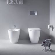 Унитаз напольный DURAVIT ME by Starck 370х600х400 горизонтальный сток 2169090000