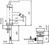 ������! ��������� ��� ���� PURIST Jacob Delafon ��������., ����� � ���������� ��������� E14434-4A-CP