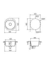 ����� Schock Calypso 45 (485x500) Cristadur, ����: ���� 700783