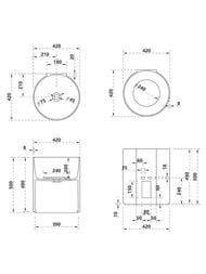 �������� ��������� ABBER Stein (420�420�500) ������������� ������, ����� ������� AS2624