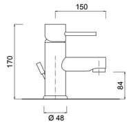 ��������� ��� �������� Giulini Futuro �������������, ������ ������, ����� 150 ��, ���� F6505A-15