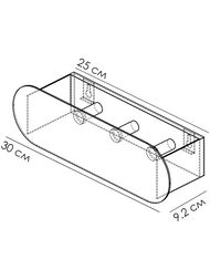 ����� FLOW Round Hook 300�92�90 ���������, � ��������, ����� Fl-ro-hook30-�