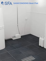 Насос SFA SANICONDENS Best Flat 401х140х170 для котлов, кондиционеров, холодильников