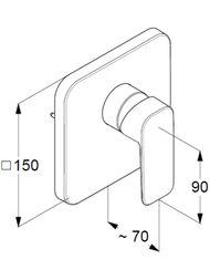 ��������� KLUDI PURE&STYLE ��� ����, ������������, ������� ����� 404200575