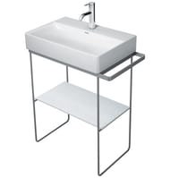 Консоль Duravit DuraSquare 665х381 напольная, с полотенцедержателем, хром 0031131000