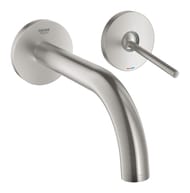 Смеситель Grohe Atrio 19287DC3 для умывальника на 2 отверстия, внешняя часть, суперсталь
