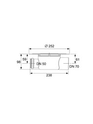  TECEdrainpoint DN 70   3603500