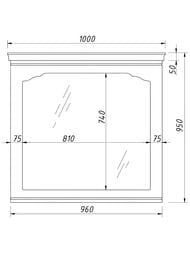 ������� Caprigo ������� 1000�950�41 ����: ������� (�����) 33931-085
