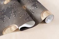 Обои виниловые на флизелине OVK Design Гэтсби (1,06х10) коричневые, 10614-05 (рулон)