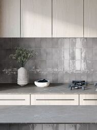 Плитка настенная EQUIPE MANACOR Mercury Grey (75х150) серая, 26907 (кв.м.) — изображение 3