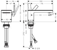��������� Axor MyEdition 47012310 ��� �����������, �������������, ��� ������, ������.������� ������