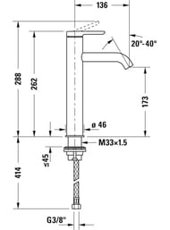  Duravit C.1     / , 136 C11030002010