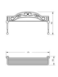 Migliore Complementi �����-������� � ����� �������� 40x15x15 �� ���� ML.COM-50.701.CR