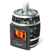 Печь банная ТМФ (TMF) САЯНЫ Мини Carbon Люмина КТК, короткий топливный канал