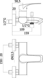   / Paffoni Lime LM022CR ,   , 