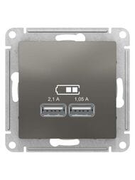 ������� Systeme Electric ATLASDESIGN USB 5� 1 ���� x 2,1 � 2 ����� � 1,05 � �������� ����� ATN000933