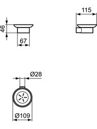 �������� � ���������� Ideal Standard CONCA T4509A5 ���������, �����