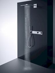 Верхний душ Axor ShowerSolutions 35310000 (250х250) настенный, 2jet, 2 типа струи, держатель, хром — изображение 2