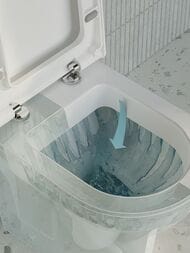 Унитаз-компакт Vitra Zentrum (355х610х830) ободковый, с сиденьем, белый 9012B003-7209