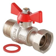 Кран шаровый 1"ВН VALTEC BASE с накидной гайкой VT.260.N.0606