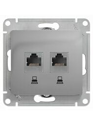  Systeme Electric Glossa   RJ45 + RJ45 .5E  GSL000385KK