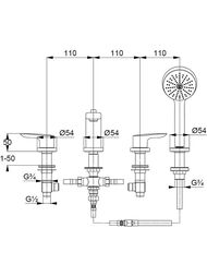 ��������� KLUDI PURE&SOLID ��� ����� 4 ��������� 344230575