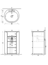  Cielo I CATINI Tiberio Oval (560480180) 1 ,  Ninfea CALAO56F NI