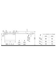      Duravit L-Cube 720400477 2 ,   LC580602222