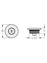 ��������������� ������ ���� d 28 �� G 1/2" �� 00100-0009