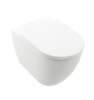 Унитаз приставной Villeroy&Boch Subway 3.0 4671T0T2 370х600х400 TwistFlush, AntiBac, CeramicPlus,бел