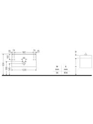 ����� ��� �������� Duravit Brioso (1220�479�442) ���������, 1 ����, ����� ������ BR400401022