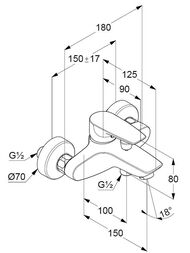 ��������� KLUDI PURE&SOLID ��� ����� � ����, ������������� 346810575