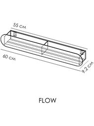 ����� FLOW Round Mono 600�92�90 ���������, 2 ������, ������ Fl-ro-m60-�