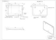 ������� Cersanit LED 050 design pro 800�550 ��������� ���/������ ����, �������� KN-LU-LED050*80-p-Os
