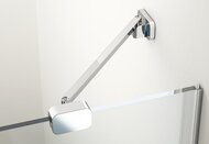 Душевой уголок RAVAK BRILLIANT BSKK3-90L (895х895х1950) распашная дверь, стекло, хром+Transparent