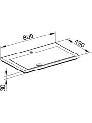 �������� Keuco Royal Reflex 800�490�30 ������������, ��� ��������� �� 1 ���., ����� 34061 318001