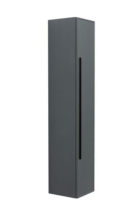 Шкаф-пенал La Fenice Elba Grigio 30 см (300х300х1610) серый матовый FNC-05-ELB-G-30