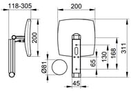 ������� Keuco iLook_move ���������, � ����������, ��������� ������, ���������� �5, ���� 17613019002
