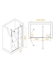 ������� ����� RGW Leipzig LE-004Gr (1200�1950) ���������, ������ 6�� �������/����� 351200412-210