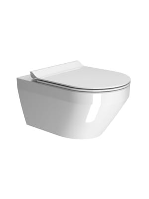Унитаз подвесной GSI PURA (500х360х335) без ободка, Swirlflush, крепеж, белый 8816FR211/8816FR511