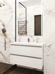 Керамогранитная плитка Laparet Ceradim Calacatta Superior (600х1200) белый 9999304486  (кв.м.)