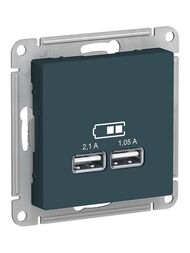������� Systeme Electric ATLASDESIGN USB 5� 1 ���� x 2,1� 2 ����� � 1,05� �������� ������� ATN000833