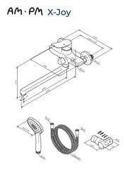 ��������� AM.PM X-Joy ��� �����/����, ����� 300��, ������� �����, ���� F85A95000