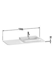  Duravit Happy D.2 Plus 130055016 1  ,   HP031KR7171