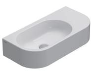 Раковина Globo Forty3 (550x270х120) подвесная/накладная, без отверстия под смеситель, белая SCT55BI