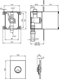     Ideal Standard SEPTA PRO U3 ,  ,  R0139AA